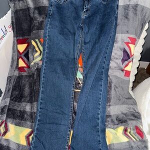 Elegant Indigo Women's Straight Leg Jeans